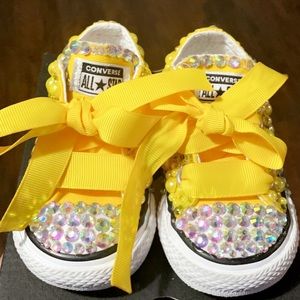 bling yellow converse 4c